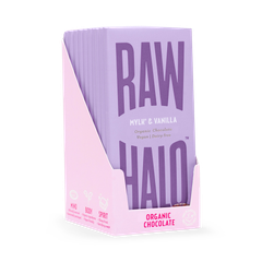 Image 1 for Mylk & Vanilla Organic Vegan Chocolate Bars 10x70g