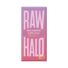 Image 2 for Mylk & Hazelnut Truffle Centres Organic Vegan Chocolate Bars 8x90g