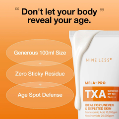 Image 4 for MELA-PRO TXA Sunscreen SPF50+ PA++++ 100ml