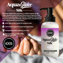 Image 3 for AquaGlider Silk Lubricant Bottle