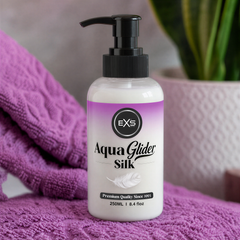 Image 4 for AquaGlider Silk Lubricant Bottle