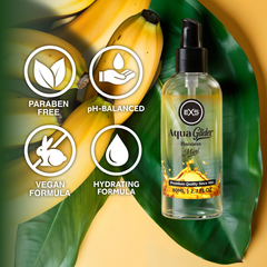 Image 2 for AquaGlider 80ml Banana Flavoured Lubricant Bottle