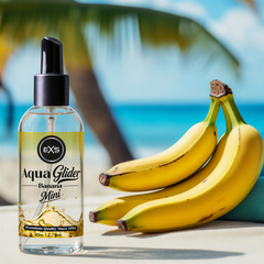 Image 4 for AquaGlider 80ml Banana Flavoured Lubricant Bottle