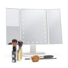 Image 4 for 24 LED Touch Dimmable 3 Way Makeup Mirror with 2 & 3X Magnification - white