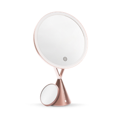 Image 1 for HD Illuminated Makeup Mirror with compact magnifying mirror