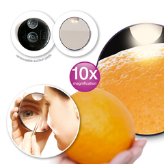 Image 2 for 10 x  Compact Magnifying Mirror with Light