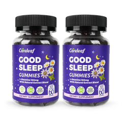 Image 1 for Careleaf Good Sleep Gummies Cherry Flavor 2 x 60 Gummies