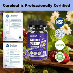 Image 5 for Careleaf Good Sleep Gummies Cherry Flavor 2 x 60 Gummies