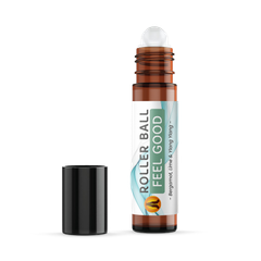 Image 1 for Feel Good - Roller Ball Pulse Point - Aromatherapy Roll On Essential Oil - 10ml