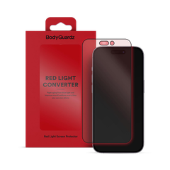 Image 1 for BodyGaurdz Red Light Converter Phone Screen Protector for iPhone 17e/16e/14 Pro/13 Pro/13