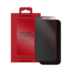 Image 1 for BodyGaurdz Red Light Converter Phone Privacy Screen Protector for iPhone 17/16 Pro