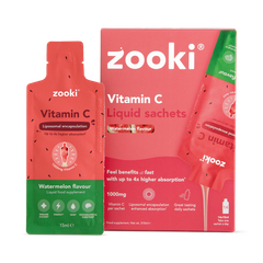 Image 1 for Liposomal Vitamin C 1,000mg, Watermelon Flavour - 14x15ml Liquid Sachets