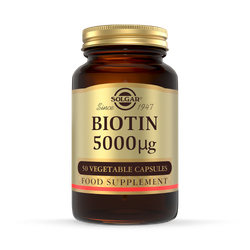 Solgar Biotin 5000µg 50 Vegi Capsules