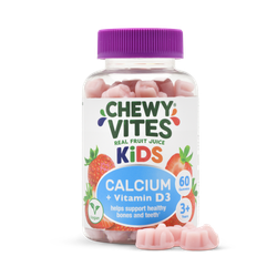 Chewy Vites Calcium + Vit D3 60 Strawberry Gummies