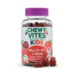 Chewy Vites Multi Vit+Iron Strawberry Flavour 60 Gummies