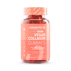 Novomins Vegan Collagen Passionfruit Flavour 60 Gummies 30 Days Supply