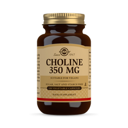 Solgar Choline 350mg Vegetable 100 Capsules
