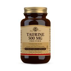Solgar Taurine 500mg Vegetable 50 Capsules