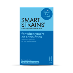 Smart Strains Probiotic For Antibiotics & Travel 30 Capsules
