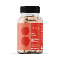 Paused Lions Mane Ultra Focus 60 Capsules