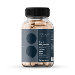 Paused Magnesium 3 In 1 Complex 225mg 60 Capsules