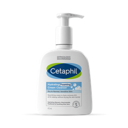 Cetaphil Hydrating Foaming Cream Cleanser Face Wash 473ml