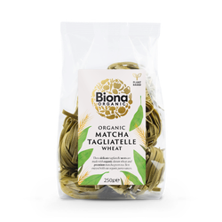 Biona Organic Wheat Tagliatelle Nests Matcha 250g