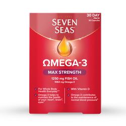 Seven Seas Omega-3 Fish Oil Max Strength With Vitamin D 30 Capsules