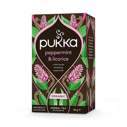 Pukka Peppermint & Licorice Tea 20 Tea Bags