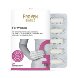 Pro-ven Biotics Women’s Lactobacillus With Cranberry 30 Capsules