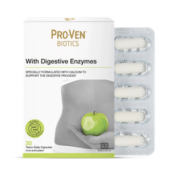 Pro-ven Biotics Acidophilus & Bifidus With Digestive Enzymes 30 Capsules