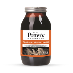 Potters Butterscotch Malt Extract (with Cod Liver Oil) 650g
