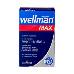 Vitabiotics Wellman Max 84 Capsules