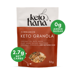 Keto Hana Granola Cinnamon 30g