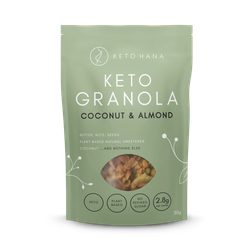 Keto Hana Granola Coconut & Almond Butter 30g