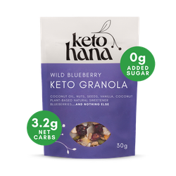 Keto Hana Granola Wild Blueberry 30g