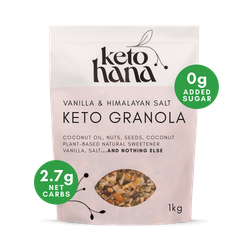 Keto Hana Granola Vanilla & Pink Himalayan 1kg