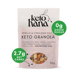 Keto Hana Granola Vanilla & Pink Himalayan 30g