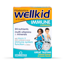 Vitabiotics Wellkid Immune 30 Chewables