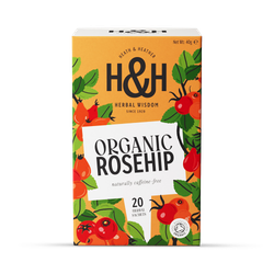 Heath & Heather Organic Rosehip 20 Tea Bags