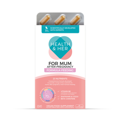 Health & Her For Mum After Pregnancy Formula-Feeding Multi-Nutrient Support 60 Capsules