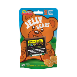 Jelly Bears Omega-3 Orange 120 Gummies