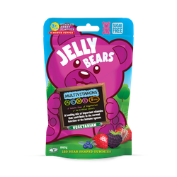 Jelly Bears Multivitamin Summer Berry 120 Gummies