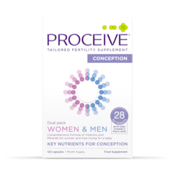 Proceive Women & Men Dual Pack Advanced Fertility Supplement 120 Capsules
