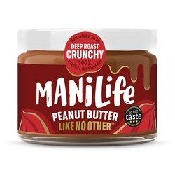 Manilife Deep Roast Crunchy Peanut Butter 275g