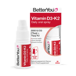 BetterYou Vitamin D3 + K2 Spray 12ml