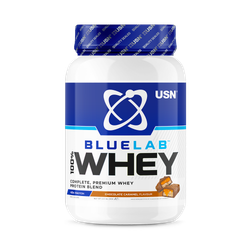 USN Blue Lab Whey Premium Protein Powder Chocolate Caramel 908g