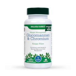 Holland & Barrett Glucomannan & Chromium 60 Capsules