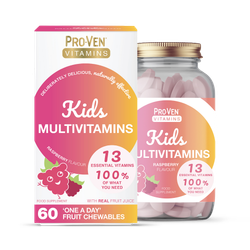 Pro-Ven Kids Multivitamins Raspberry Flavour 60 Tablets