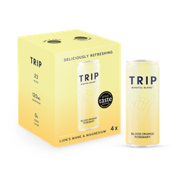 TRIP Mindful Blend Magnesium Drink Multipack Orange 120 mg 4 x 250 ml